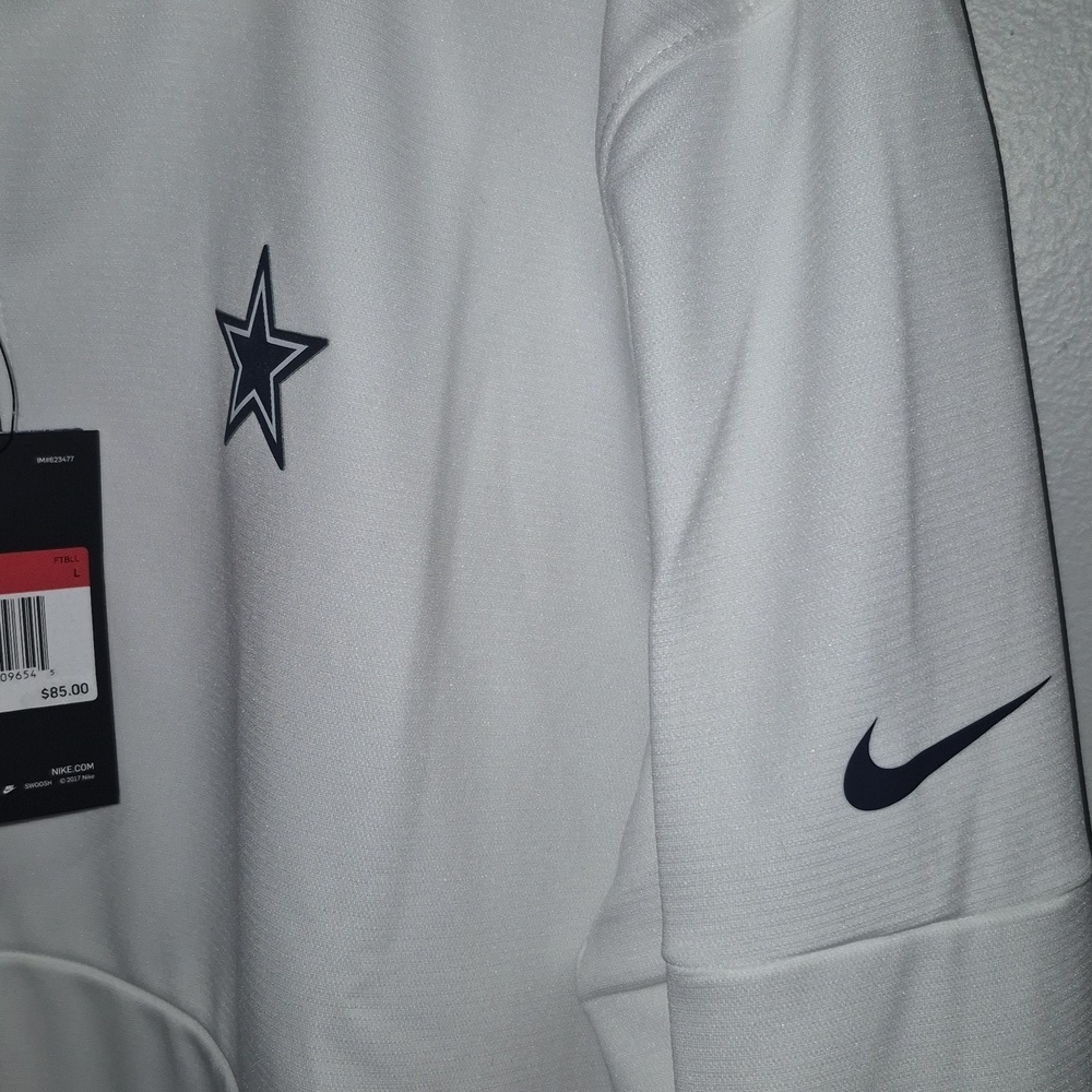 Nike Dallas Cowboys Sideline Half-Zip Pullover Jacket Men’s NFL Performance NWT - Picture 3 of 10